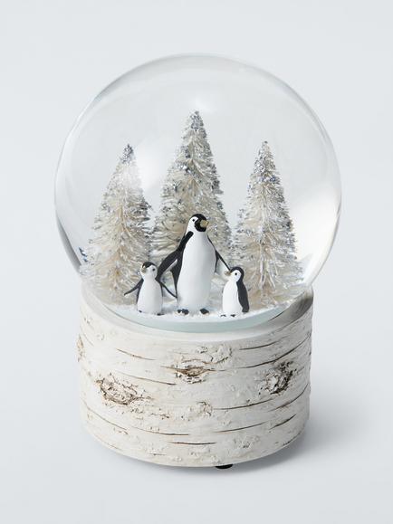 John Lewis Penguin Musical Snowglobe, Multi, Multi