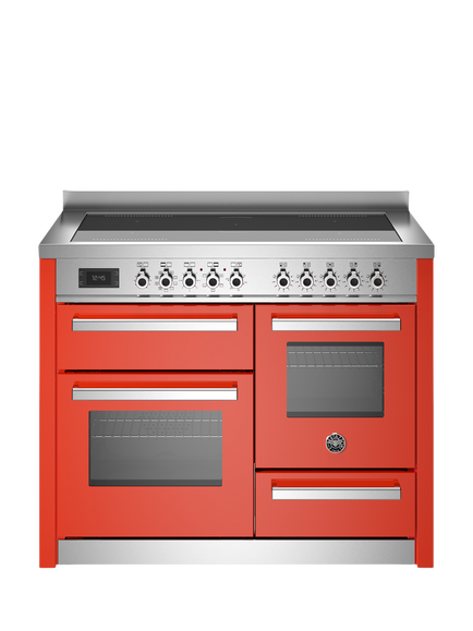 Bertazzoni Professional Series 110cm Electric Range Cooker with Induction Hob, Orange