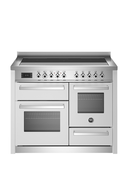 Bertazzoni Professional Series 110cm Electric Range Cooker with Induction Hob, White