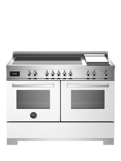 Bertazzoni Professional Series 120cm Electric Range Cooker with Induction Hob, White