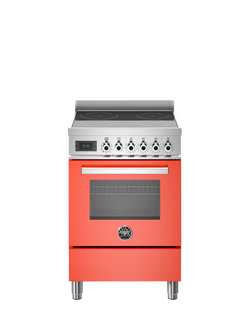 Bertazzoni Professional Series 60cm Electric Range Cooker with Induction Hob - view 2, Orange