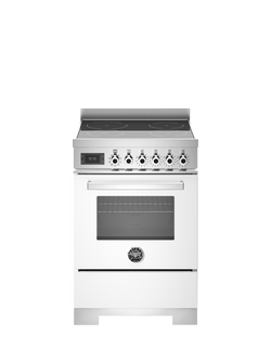 Bertazzoni Professional Series 60cm Electric Range Cooker with Induction Hob, White