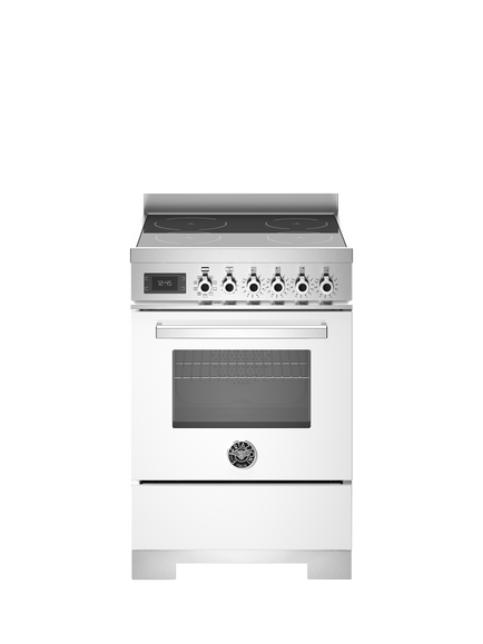 Bertazzoni Professional Series 60cm Electric Range Cooker with Induction Hob, White