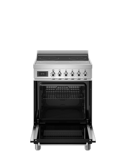 Bertazzoni Professional Series 60cm Electric Range Cooker with Induction Hob - view 2, Black