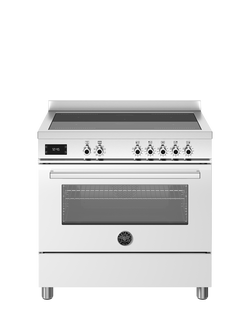 Bertazzoni Professional Series 90cm Electric Range Cooker with Induction Hob - view 2, White