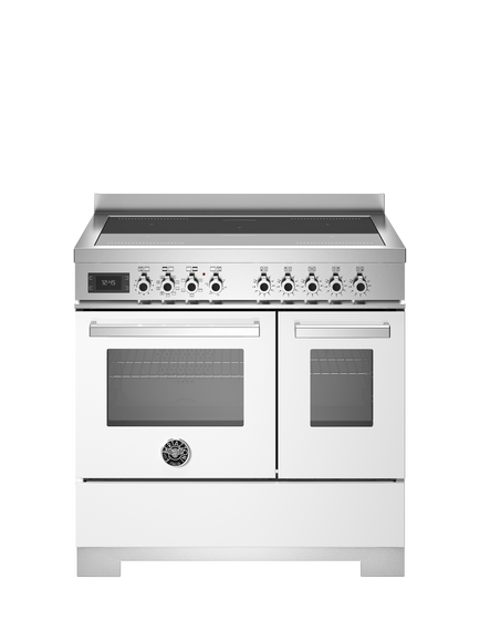 Bertazzoni Professional Series 90cm Electric Range Cooker with Induction Hob, White