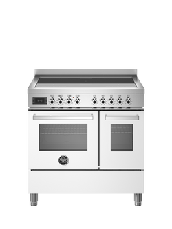 Bertazzoni Professional Series 90cm Electric Range Cooker with Induction Hob - view 2, White