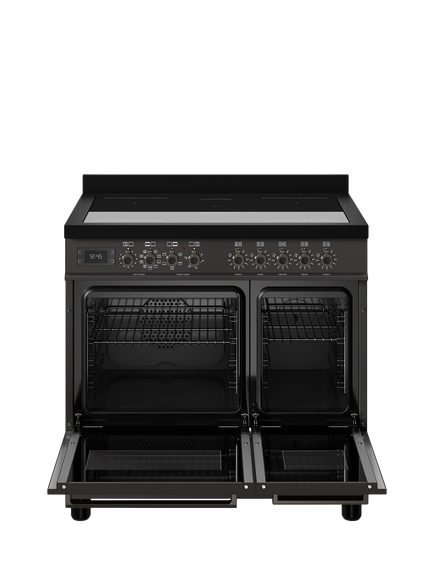 Bertazzoni Professional Series 90cm Electric Range Cooker with Induction Hob - view 2, Carbonio