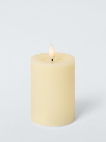 Lumineo LED Wick Candle, 20cm, White, White