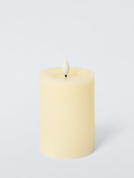 Lumineo LED Wick Candle, 20cm, White - view 2, White