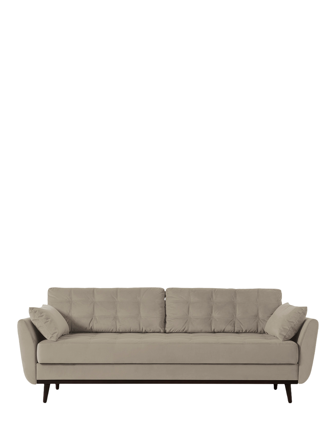 Model 10 Range, Swyft Model 10 Large 3 Seater Sofa Bed, Velvet Bone