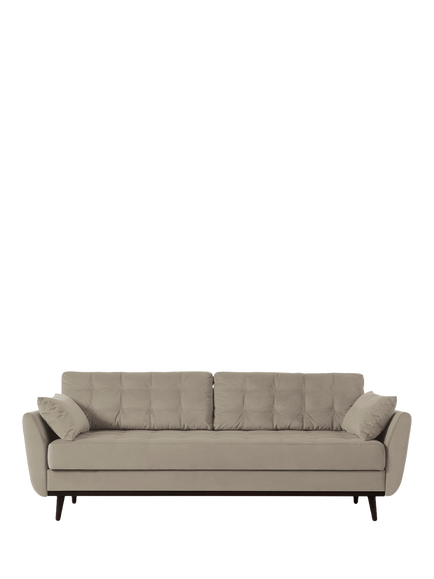 Swyft Model 10 Large 3 Seater Sofa Bed, Velvet Bone
