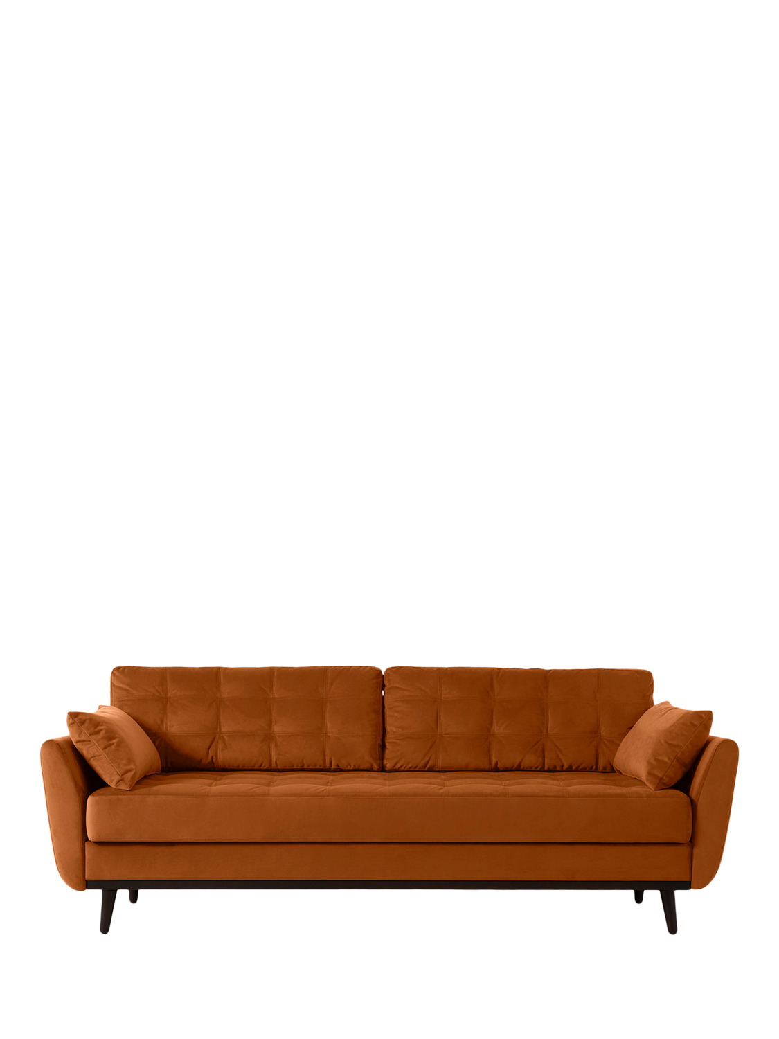 Model 10 Range, Swyft Model 10 Large 3 Seater Sofa Bed, Velvet Bronze