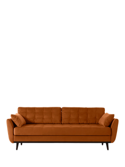 Swyft Model 10 Large 3 Seater Sofa Bed, Velvet Bronze