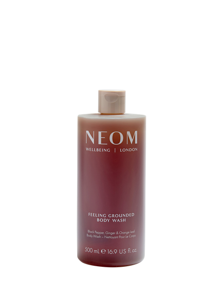 NEOM Wellbeing London Feeling Grounded Body Wash, 500ml, Clear