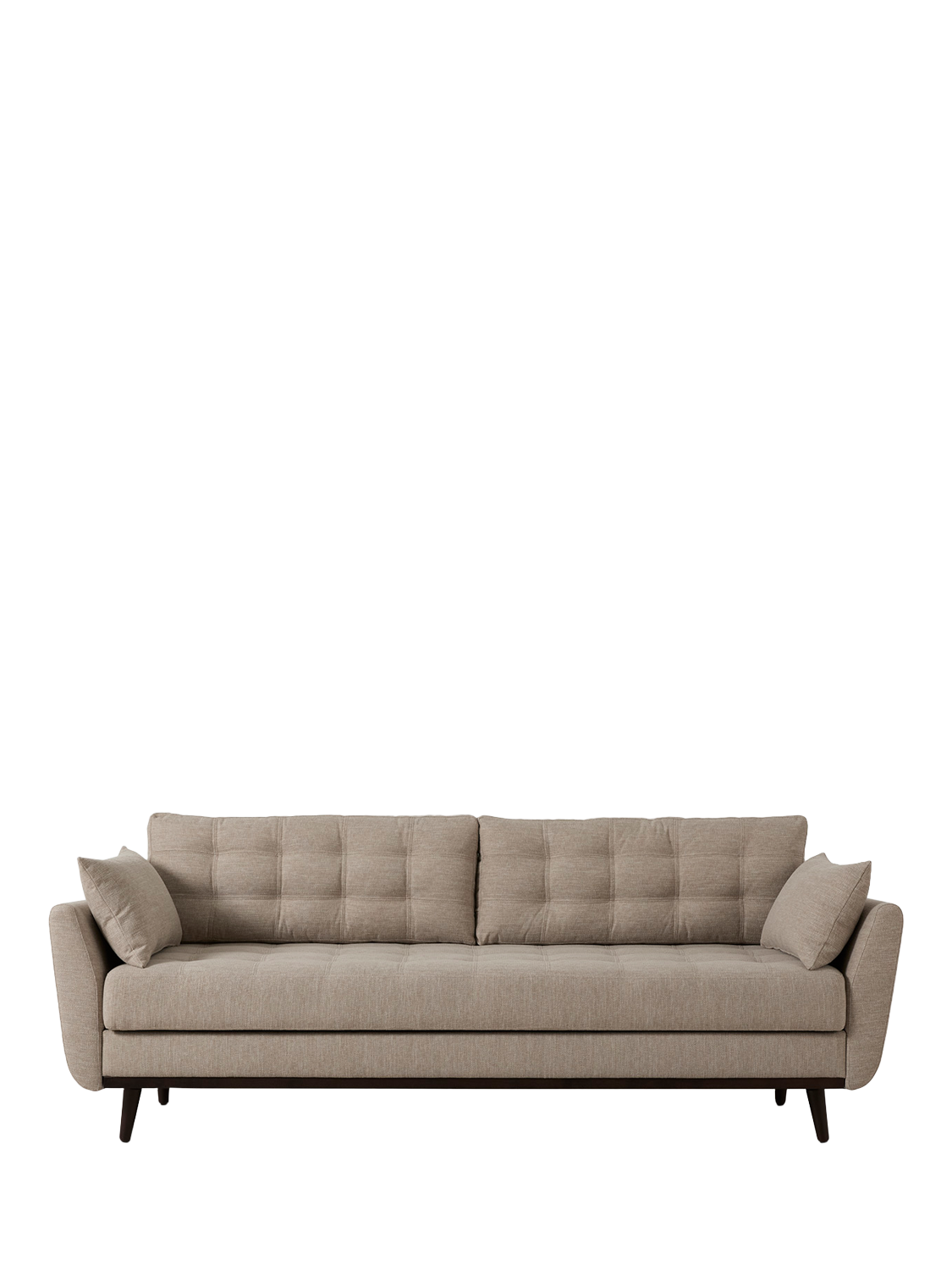 Model 10 Range, Swyft Model 10 Large 3 Seater Sofa Bed, Linen Pumice