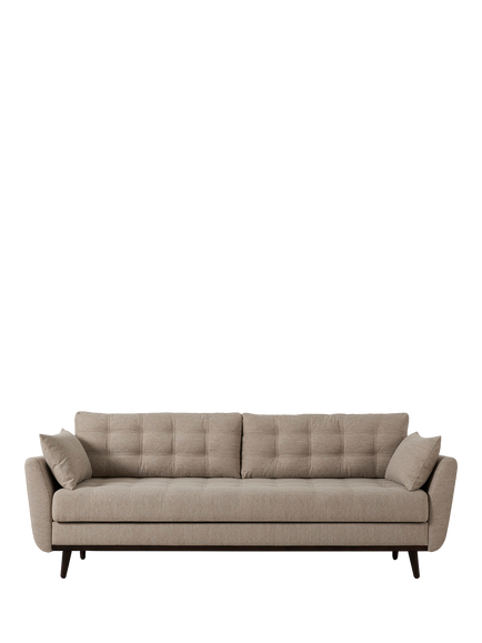 Swyft Model 10 Large 3 Seater Sofa Bed, Linen Pumice