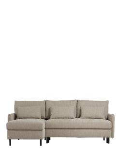 Swyft Model 12 LHF Chasie End Sofa Bed, Linen Pumice