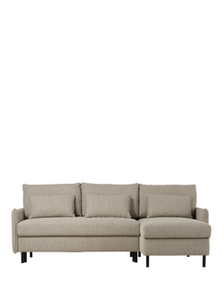 Swyft Model 12 RHF Chaise End Sofa Bed, Linen Pumice