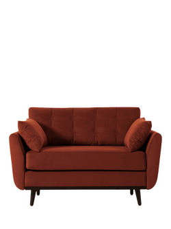Swyft Model 10 Loveseat, Velvet Brick
