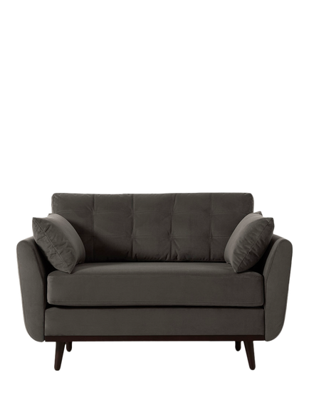Swyft Model 10 Loveseat, Velvet Elephant