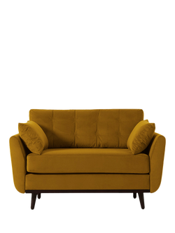 Swyft Model 10 Loveseat, Velvet Mustard