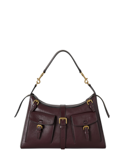 Mulberry Roxanne Leather Shoulder Bag, Oxblood, Oxblood
