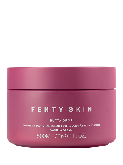 Fenty Skin Butta Drop Whipped Oil Body Cream with Tropical Oils & Shea Butter, Vanilla Dream, Jumbo 500ml, 