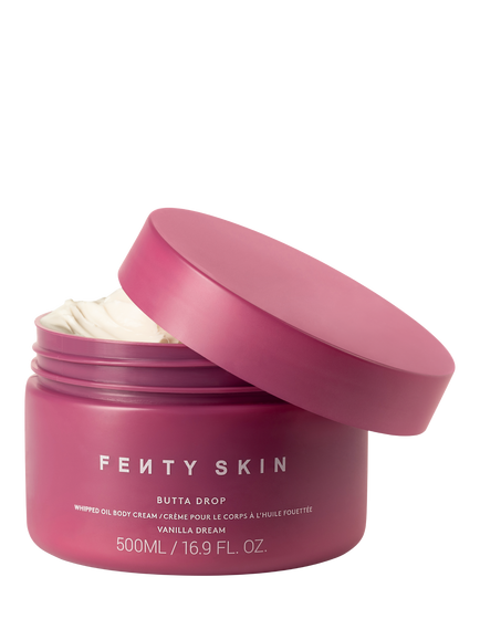 Fenty Skin Butta Drop Whipped Oil Body Cream with Tropical Oils & Shea Butter, Vanilla Dream, Jumbo 500ml - view 2, 