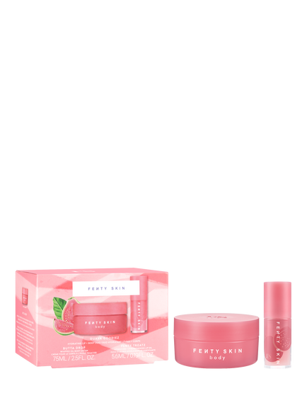 Fenty Skin Guava Goodiez Hydrating Lip & Body Duo Skincare Gift Set, 