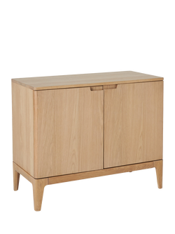 John Lewis OUTLET Mira II 1 Drawer Small Sideboard, Oak, Oak