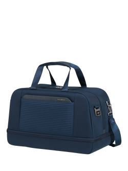 Samsonite Paralux 49cm Duffle Bag, 30L, Stone Grey, Midnight Navy