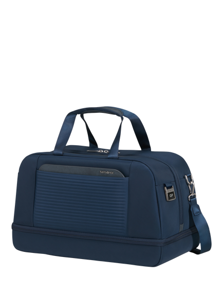 Samsonite Paralux 49cm Duffle Bag, 30L, Stone Grey, Midnight Navy
