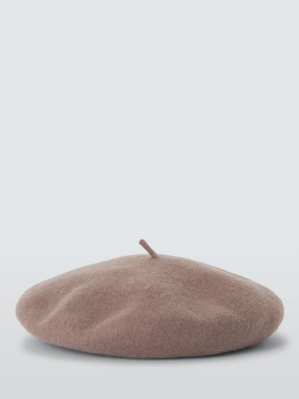 John Lewis Wool Rich Beret, Mole