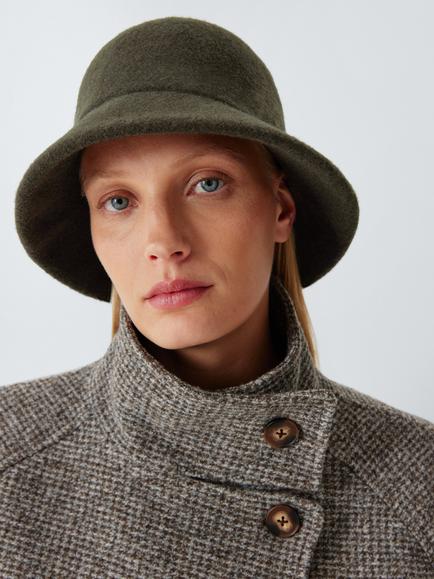 John Lewis Soft Bucket Hat, Olive