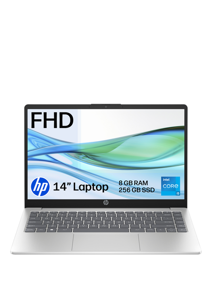 HP 14-ep0022na Laptop, Intel Core i5 Processor, 8GB RAM, 256GB SSD, 14” Full HD, Natural Silver, Natural Silver