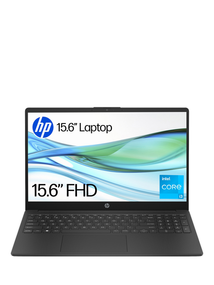 HP 15-fd0058na  Laptop, Intel Core i3 Processor, 8GB RAM, 256GB SSD, 15.6” Full HD, Jet Black, Jet Black