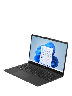 HP 15-fd0058na  Laptop, Intel Core i3 Processor, 8GB RAM, 256GB SSD, 15.6” Full HD, Jet Black - view 2, Jet Black