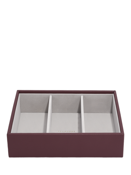 Stackers Watch and Accessories Deep Layer, Burgundy, Burgundy