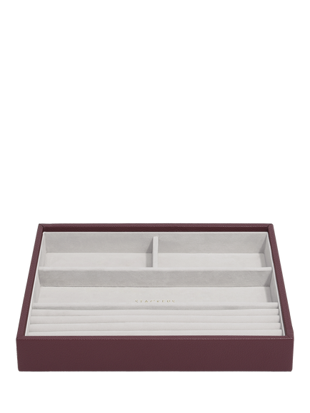 Stackers Classic 4 Section Layer, Burgundy, Burgundy