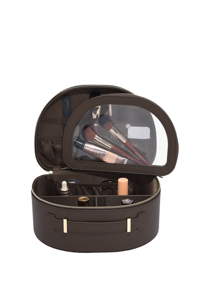 Stackers Vanity Case, Faux Suede Two Tone, Two Tone