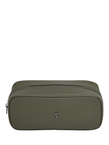 Stackers Pop Up Men's Wash Bag, Olive, Olive