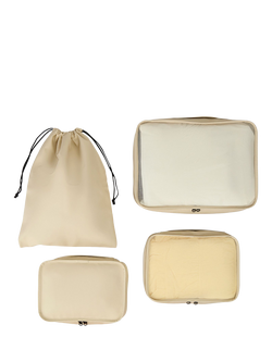 Rock Travel Packing Cubes, Pack of 4 - view 2, Beige