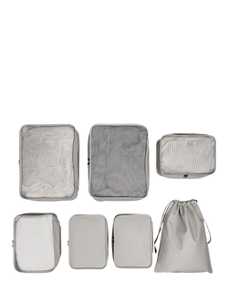 Rock Travel Packing Cubes, Pack of 7 - view 2, Grey