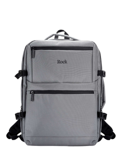 Rock Battersea Small Travel Backpack, 17L, Grey - view 2, Grey