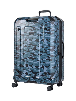 Rock Alpine 3-Piece Expandable 8-Wheel Suitcase Set - view 2, Blue Camouflage