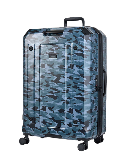 Rock Alpine 3-Piece Expandable 8-Wheel Suitcase Set - view 2, Blue Camouflage