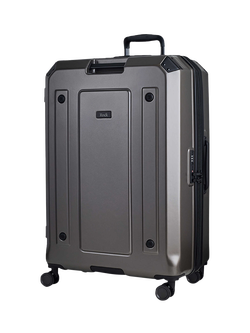 Rock Alpine Large 75cm Expandable 8-Wheel Suitcase, 94/105L, Charcoal