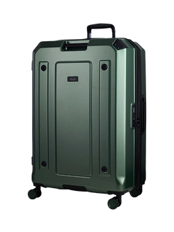 Rock Alpine Large 75cm Expandable 8-Wheel Suitcase, 94/105L, Green
