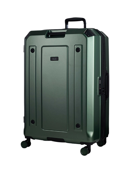 Rock Alpine Large 75cm Expandable 8-Wheel Suitcase, 94/105L, Green